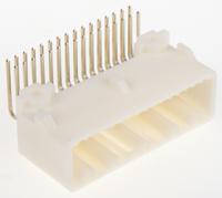 1318745-2 TE Connectivity, TH 025 Automotive Connector Socket Natural Through Hole 32 Way, Solder Termination