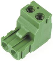 282807-3 TE Connectivity, 5.08mm Pitch, Buchanan, 3 Way, Right Angle, Pluggable Terminal Block, Plug, Cable Mount, Screw