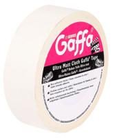 at200 Advance Tapes AT200 White Matt Gaffa Tape, 50mm x 50m, 0.26mm Thick