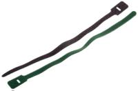 179-7175 RS PRO Cable Tie, Hook and Loop, 325mm x 25 mm, Green Nylon, Pk-10
