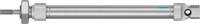 dsnu-10-80-p-a Festo 80 mm Pneumatic Piston Rod Cylinder - 19187 DSNU Series, Double Acting Acting
