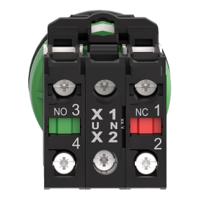 xb5fw31m5 Schneider Electric Harmony Series Illuminated Push Button, Panel Mount, 30mm Cutout, SPDT