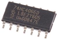 74hc4066d652 Nexperia 74HC4066D,652 Analogue Switch Quad SPST 5 V, 14-Pin SOIC