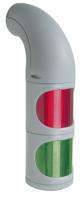 89406068 Werma 894 Series Green, Red Continuous lighting Beacon, 115 → 230 V, Wall Mount, LED Bulb
