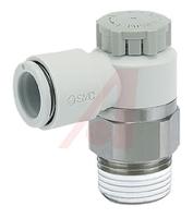 as2201f-n01-04s SMC AS Series Threaded Speed Controller, NPT 1/8 Inlet Port x 4mm Tube Outlet Port