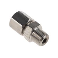 178-0963 RS PRO 1/8 BSPT Compression Fitting for Use with Thermocouple or PRT Probe, 4mm Probe