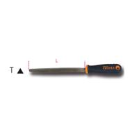 1719bma8t BETA 200mm, Second Cut, Triangular Engineers File With Soft-Grip Handle