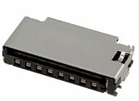 475710001 Molex, 47571 8 Way Push/Pull Memory Card Connector With Solder Termination