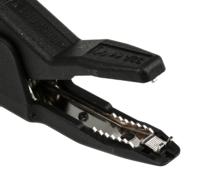 972405100 Hirschmann Test & Measurement Crocodile Clip 4 mm Connection, Brass Contact, 32A, Black