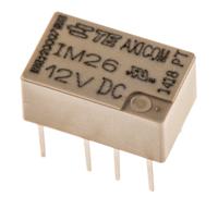im26ts-3-1462039-2 TE Connectivity PCB Mount Signal Relay, 12V dc Coil, 2A Switching Current, DPDT