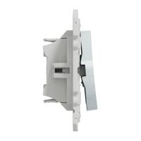 s510214 Schneider Electric White Rocker Switch, 2 Way, 2 Gang, Odace