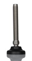 185-4507 RS PRO M12 Stainless Steel Adjustable Foot, 1000kg Static Load Capacity 30° Tilt Angle