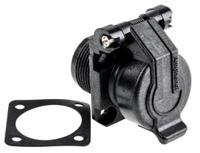 usbapscc21 Amphenol Socapex Straight, Panel Mount, Socket- Single Port Type A 2.0 IP54 USB Connector