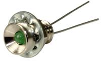 113-3971 RS PRO Green Panel Mount Indicator, 2V dc, 6.5mm Mounting Hole Size