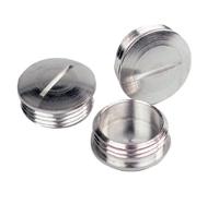 52103115 Lapp Blanking Plug, M16, Nickel Plated Brass, 18mm Diameter, Threaded