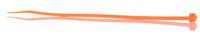 404-550 RS PRO Cable Tie, 203mm x 3.6 mm, Orange Nylon, Pk-100