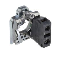 xb4ba11 Schneider Electric Harmony XB4 Series Push Button, Spring Return, Panel Mount, 22mm Cutout, SPST, 600V, IP66, IP67,