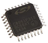 c8051f310-gq Silicon Labs C8051F310-GQ, 8 bit 8051, C8051F310 Microcontroller, 25 MHz, 16kB FLASH, 32-Pin LQFP