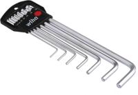 01416 Wiha 7 piece L Shape Metric Hex Key Set, 1.5 → 6mm
