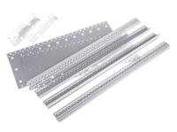 24563-194 nVent SCHROFF EuropacPRO Series 3U Aluminium, Stainless Steel Rack Mount Chassis, 84HP, 355mm Depth