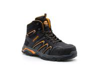 d0004-000-44 Dockers by Gerli SPRINTER HIGH S3 Unisex Black Composite Toe Capped Safety Shoes, UK 10, EU 44