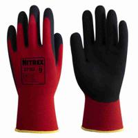 275d-10 Unigloves 275D Black, Red Nylon, Spandex Work Gloves, Size 10, Latex Foam Coating