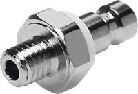 ks2-m5-a Festo Nickel Plated Brass Male Pneumatic Quick Connect Coupling, M5 Male Threaded