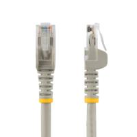 n6patc150cmgr StarTech.com, 1.5m Cat6, Grey RJ45 to Male RJ45 Male, U/UTP Unshielded, Terminated PVC Sheath