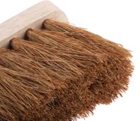 673-967 Cottam Soft Bristle Black Scrubbing Brush, Natural Coco bristle material