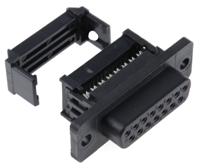 642-4799 RS PRO 15 Way Cable Mount D-sub Connector Socket, 1.27mm Pitch
