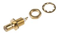 r114553000w Radiall, Jack Panel Mount SMB Connector, 50Ω, Solder Termination, Straight Body