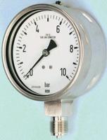 342-5799 RS PRO G 1/2 Analogue Pressure Gauge 1bar Bottom Entry 100mm Outside Diameter, With RS Calibration