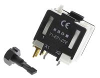 71-671026 EAO 71 Series Contact Block for Use with Push Button Switch, 250V ac, 1NO + 1NC