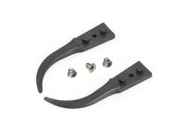 a242bcf ideal-tek 40 mm, Carbon Fibre, Curved, Fine, Tweezer Tips
