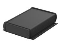 84310150hmt1-abph-1000-0150-wl Bopla Alubos (Set) Series Black Aluminium General Purpose Enclosure, IP65, Flanged, Black Lid, 106 x 32 x 150mm