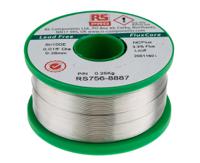 756-8887 RS PRO Wire, 0.38mm Lead Free Solder, 228°C Melting Point
