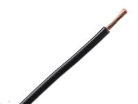 628-5320 RS PRO Black 10mm² Hook Up Wire, 8 AWG, 72/0.4 mm, 100m, PVC Insulation