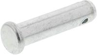 838-990 RS PRO 19.05mm Bright Zinc Plated Steel Clevis Pin, 8mm Diameter