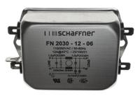 fn2030-12-06 Schaffner, FN2030 12A 250 V ac/dc 400Hz, Chassis Mount EMI Filter, Fast-On, Single Phase