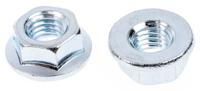 275-462 RS PRO, Bright Zinc Plated Steel Hex Flat Nut, DIN 6923, M5