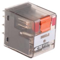 pt570524-8-1419111-7 TE Connectivity PCB Mount Power Relay, 24V ac Coil, 6A Switching Current, 4PDT