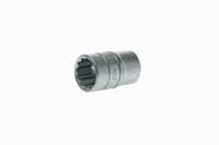 m120518-c Teng Tools 1/2 in Drive 18mm Standard Socket, 12 point, 38 mm Overall Length