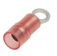 267-3650 RS PRO Insulated Ring Terminal, M3 Stud Size, 0.5mm² to 1.5mm² Wire Size, Red
