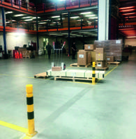 284-7179 RS PRO Black & Yellow Polyurethane Post