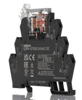 g2rv-st500-24vacdc Omron G2RV-ST Series Electromechanical Interface Relay, DIN Rail Mount, 24V ac/dc Coil, SPDT, 1-Pole, 6A Load
