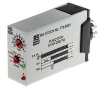 178-5024 RS PRO Plug In Timer Relay, 12 → 240V ac/dc, 0.1 s → 10min, 1-Function, 2 x SPDT