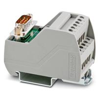 2315117 Phoenix Contact VIP-2/SC/D 9SUB/M Series 9-Contact Male Interface Module, D-sub Connector, DIN Rail Mount, 2A