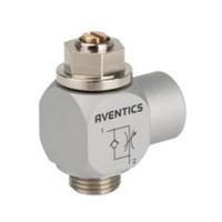 0821200202 EMERSON – AVENTICS CC02-AL Series Threaded Flow Valve, G 1/4 Inlet Port x G 1/4 Outlet Port,