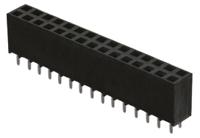 ssw-115-01-t-d Samtec SSW Series Straight Through Hole Mount PCB Socket, 30-Contact, 2-Row, 2.54mm Pitch, Solder Termination