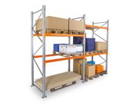axzrackpal3027ed2 Manorga Steel Galvanised, Orange Storage Racking, 3000mm, 2700mm x 1100mm